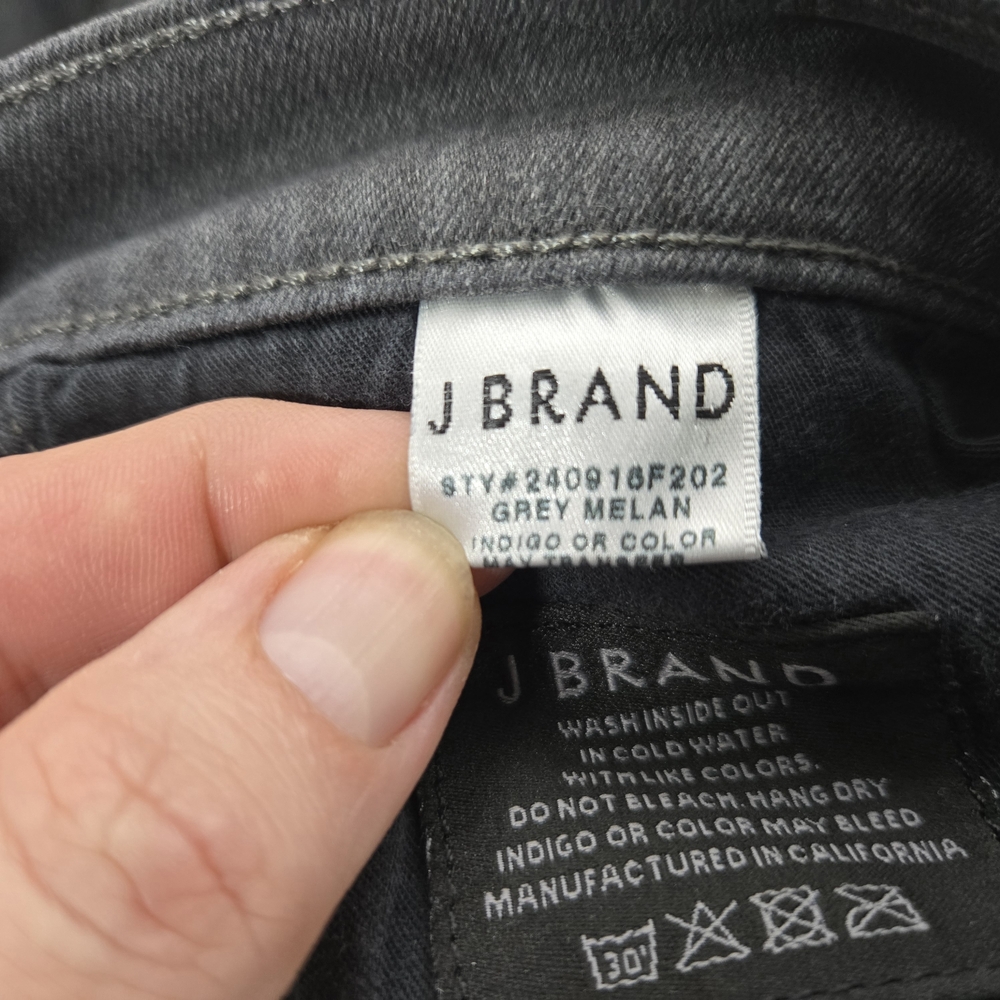 J Brand Men's Grey Melange Jeans